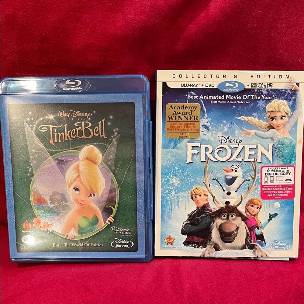 Tinkerbell & Frozen DVD set